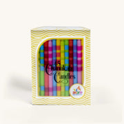 Ner Mitzvah Hanukkah Candles Multicolor Two-Tone Dripless Hanukkah Candles