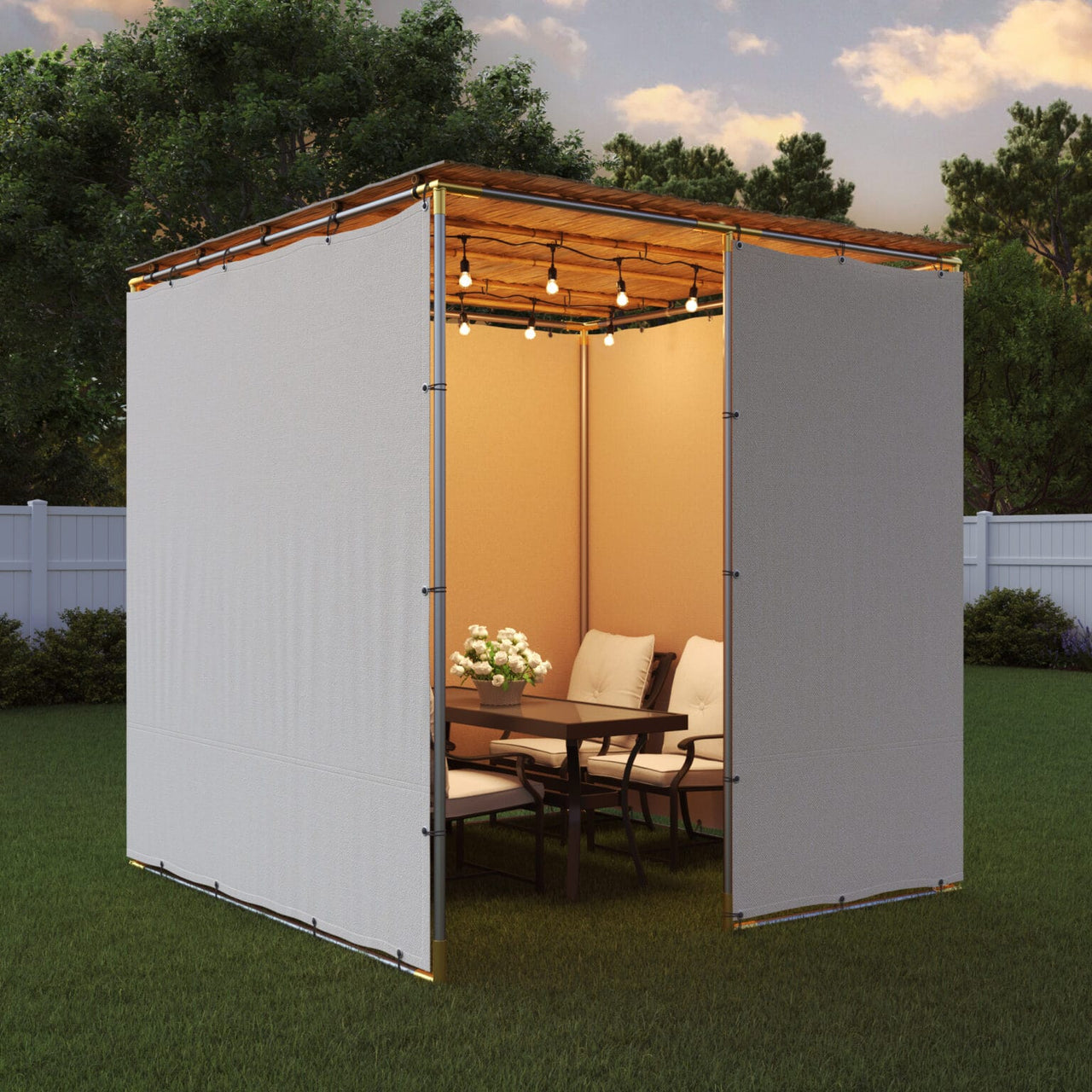 The Sukkah Project - Tubular Sukkah Kit by The Sukkah Project - Choice of Material and Size - ModernTribe
