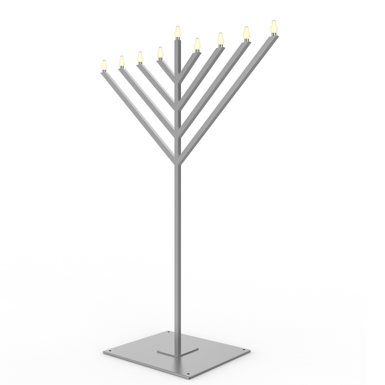 Indoor/Outdoor Smart LED Menorah - 9'