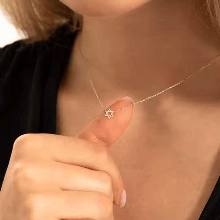 Koch La Ni Jewelry - Dainty Star of David Necklace - 18k Gold-Plated - ModernTribe