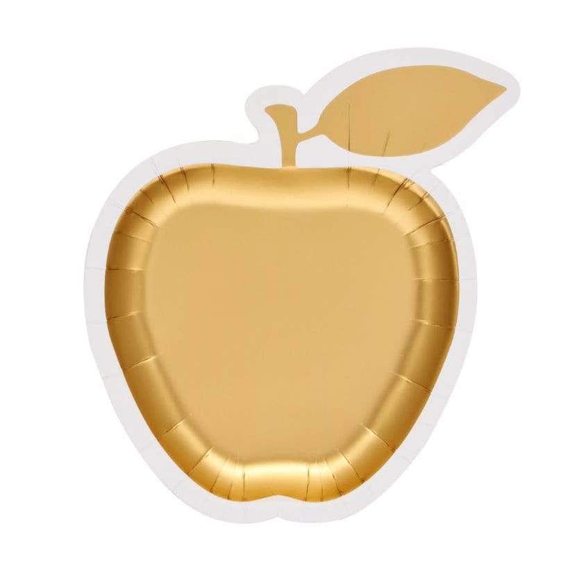 Sophistiplate - Golden Apple Paper Salad Plates - Set of 8 - ModernTribe