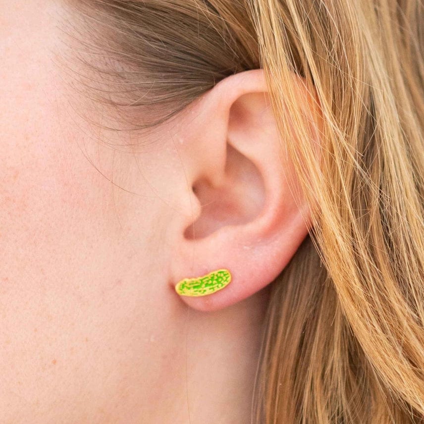 Jenny Lemons - Pickle Enamel Stud Earrings - ModernTribe