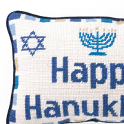 Peking Handicraft Pillows Happy Hanukkah Hook Pillow