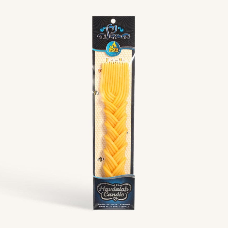 Ner Mitzvah Havdalah Candles Beeswax Braided Havdalah Candle