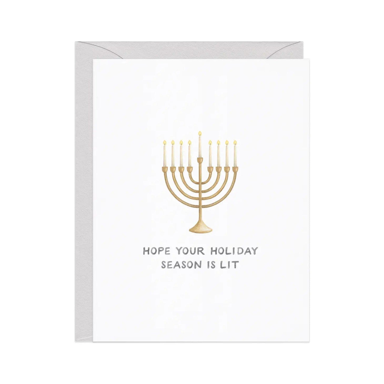 Amy Zhang - Punny Lit Menorah Cards - Box of 8 - ModernTribe