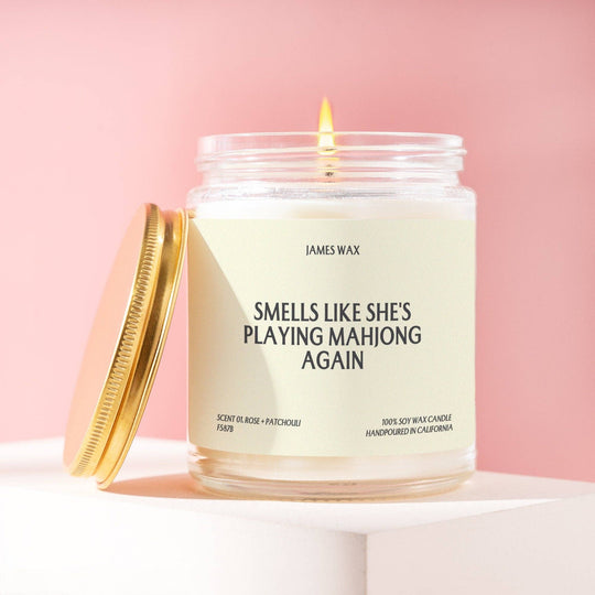 Smells Like She's Playing Mahjong Again Candle