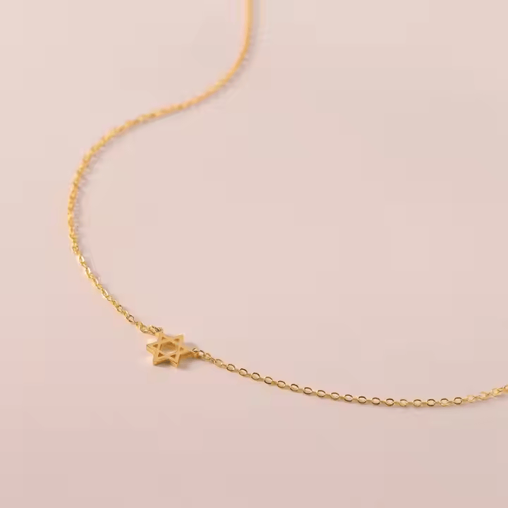 Koch La Ni Jewelry - Dainty Star of David Necklace - 18k Gold-Plated - ModernTribe