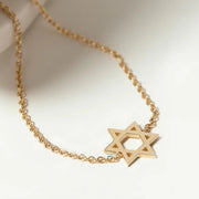 HOTCROWN - Classic Star of David Bracelet - 14k Yellow, Rose or White Gold - ModernTribe