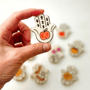 Marzipops Food Rosh Hashanah Hamsa Placecards