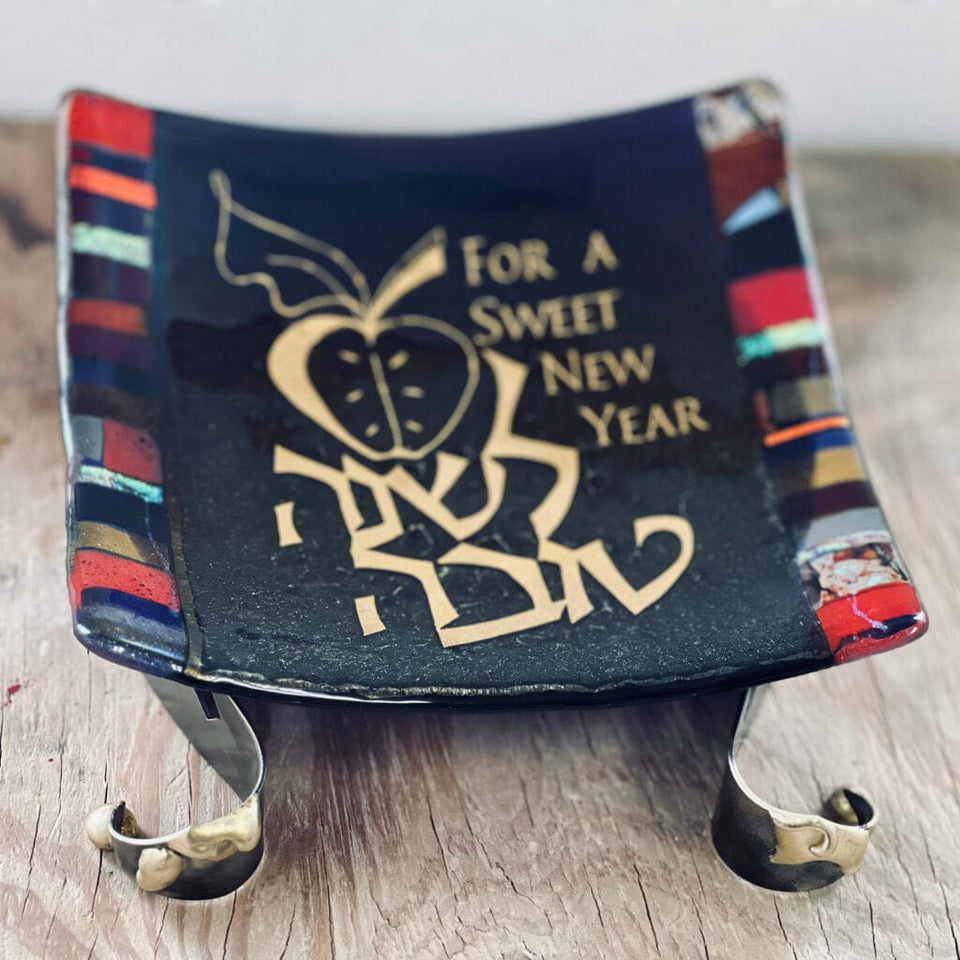 Gary Rosenthal - Vintage Glass Apple Dish by Gary Rosenthal - ModernTribe