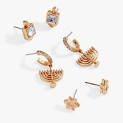 Alex and Ani Earrings Hanukkah Stud Set by Alex and Ani