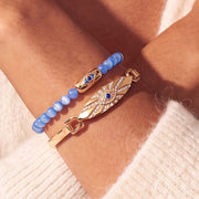 Alex and Ani Bracelets Blue Aventurine Evil Eye Stretch Bracelet by Alex and Ani