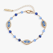 Alex and Ani Bracelets Blue Aventurine Evil Eye Linear Bracelet by Alex and Ani