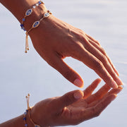 Alex and Ani Bracelets Blue Aventurine Evil Eye Linear Bracelet by Alex and Ani