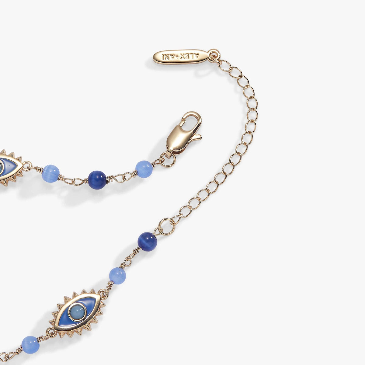Alex and Ani Bracelets Blue Aventurine Evil Eye Linear Bracelet by Alex and Ani