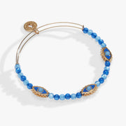 Alex and Ani Bracelets Blue Aventurine Repeat Evil Eye Charm Beaded Bangle by Alex and Ani