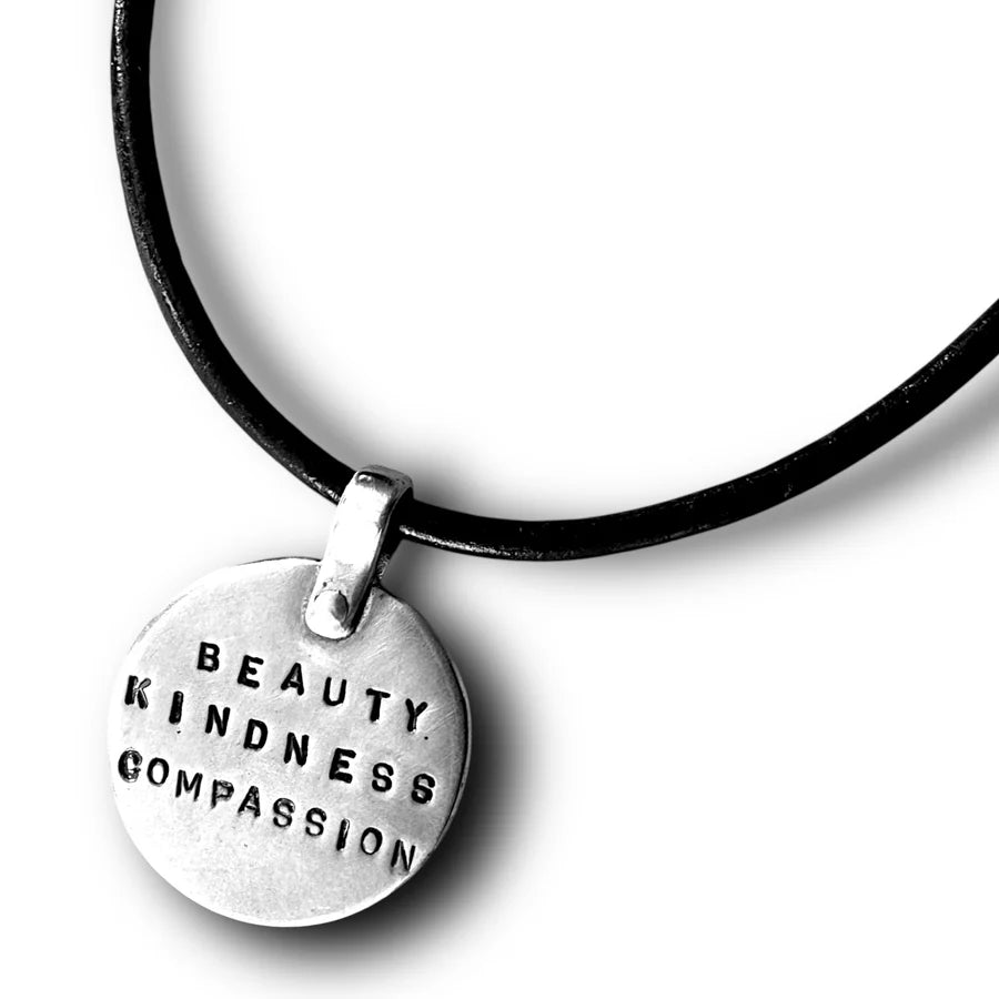 Marla Studio - Beauty, Kindness, Compassion Necklace by Marla Studio - Sterling Silver - ModernTribe