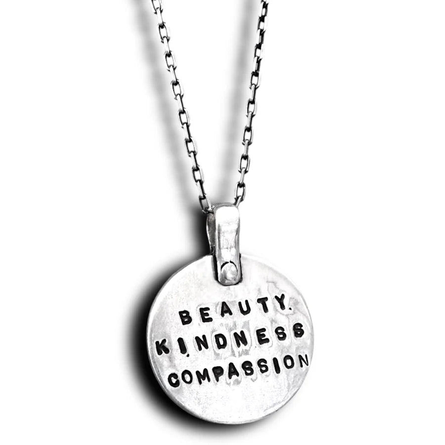 Marla Studio - Beauty, Kindness, Compassion Necklace by Marla Studio - Sterling Silver - ModernTribe