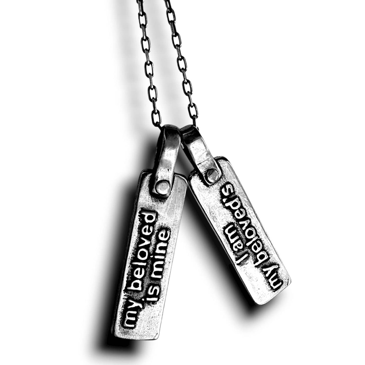 Marla Studio - I Am My Beloved Necklace For Two By Marla Studio - Sterling Silver - ModernTribe