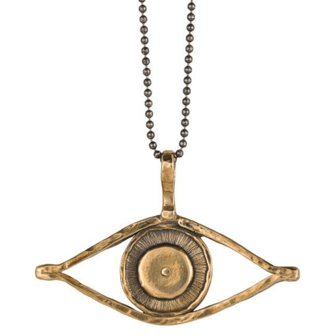 Marla Studio Necklaces Bronze Evil Eye Necklace by Marla Studio - Silver or Bronze