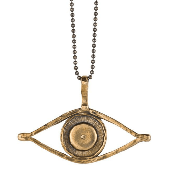 Evil Eye Necklace by Marla Studio - Bronze