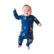 Midrash Manicures Onesies Baby Hanukkah Space One-Piece Pajamas - (Sizes 0 - 12M)