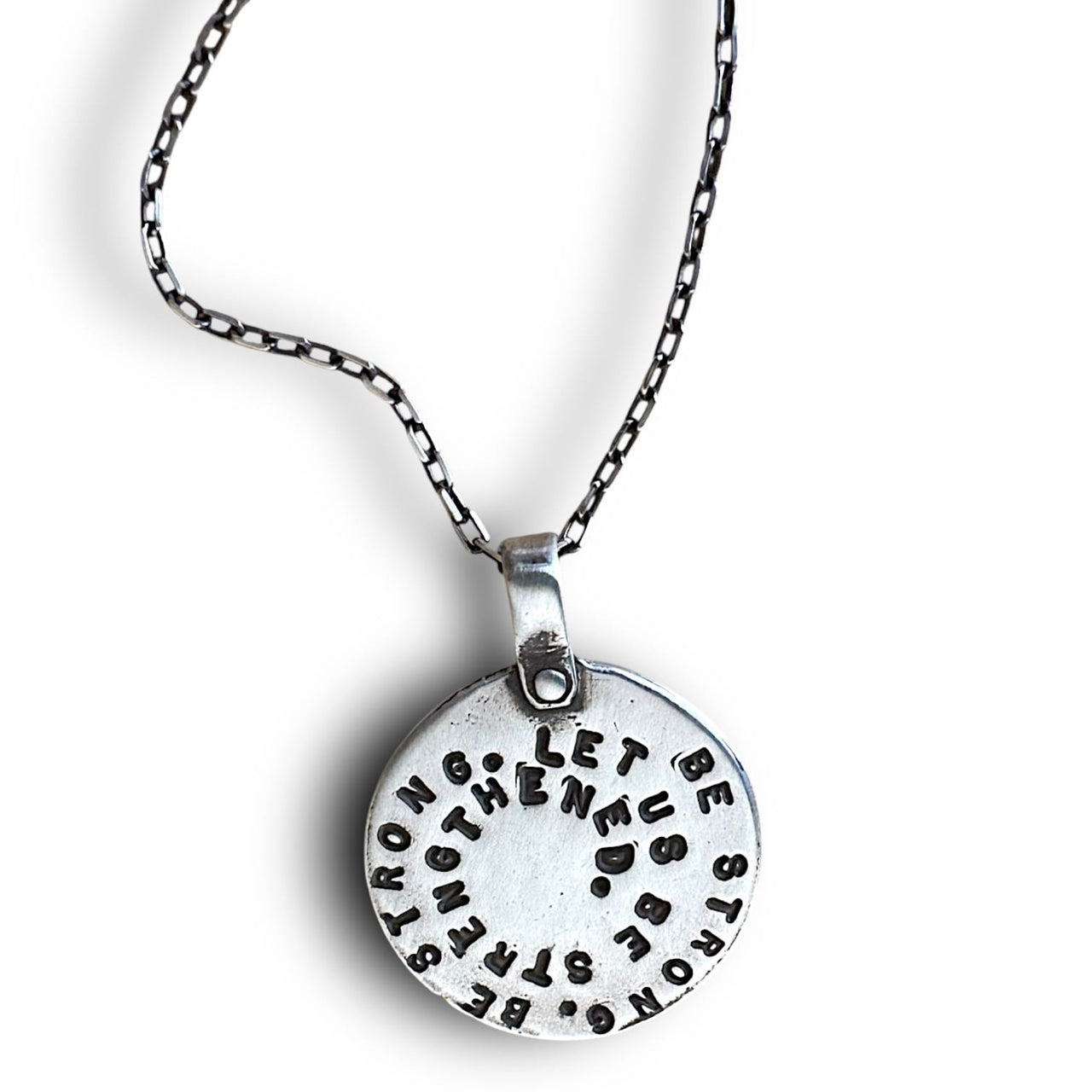 Marla Studio - Be Strong. Let Us Be Strengthened - Sterling Silver - ModernTribe