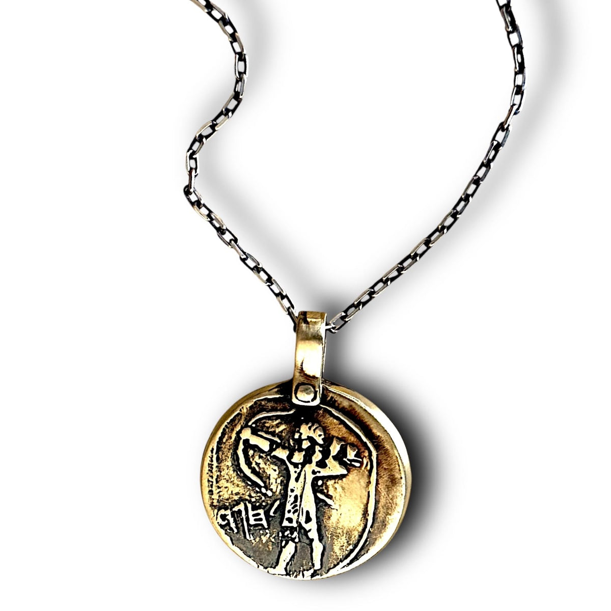Marla Studio Necklaces Bronze / Chain / 16" Be Strong. Let Us Be Strengthened - Bronze