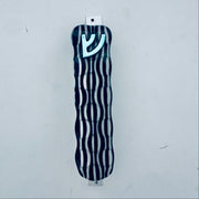 Jacki Cohen Glass Art Designs - Black and White Illusions Mezuzah by Jacki Cohen - ModernTribe