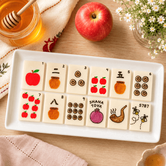 Marzipops - Rosh Hashanah Marzipan Mahjong Tiles - ModernTribe