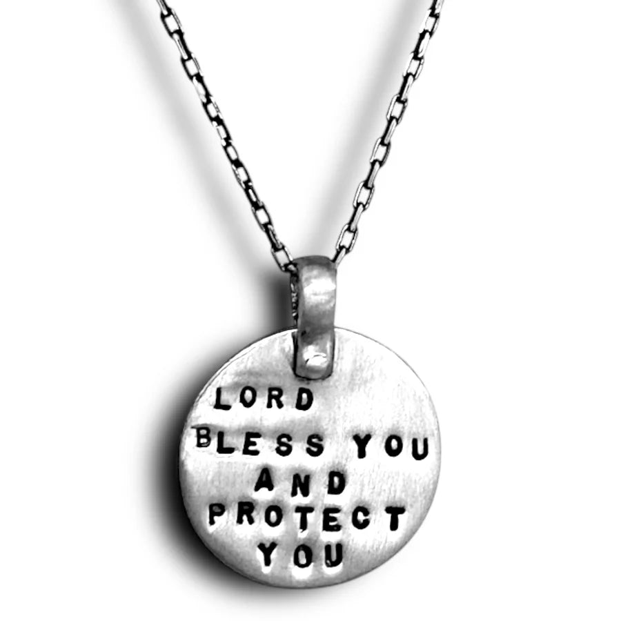 Marla Studio - Lord Bless You and Protect You Necklace by Marla Studio - Sterling Silver or Bronze - ModernTribe