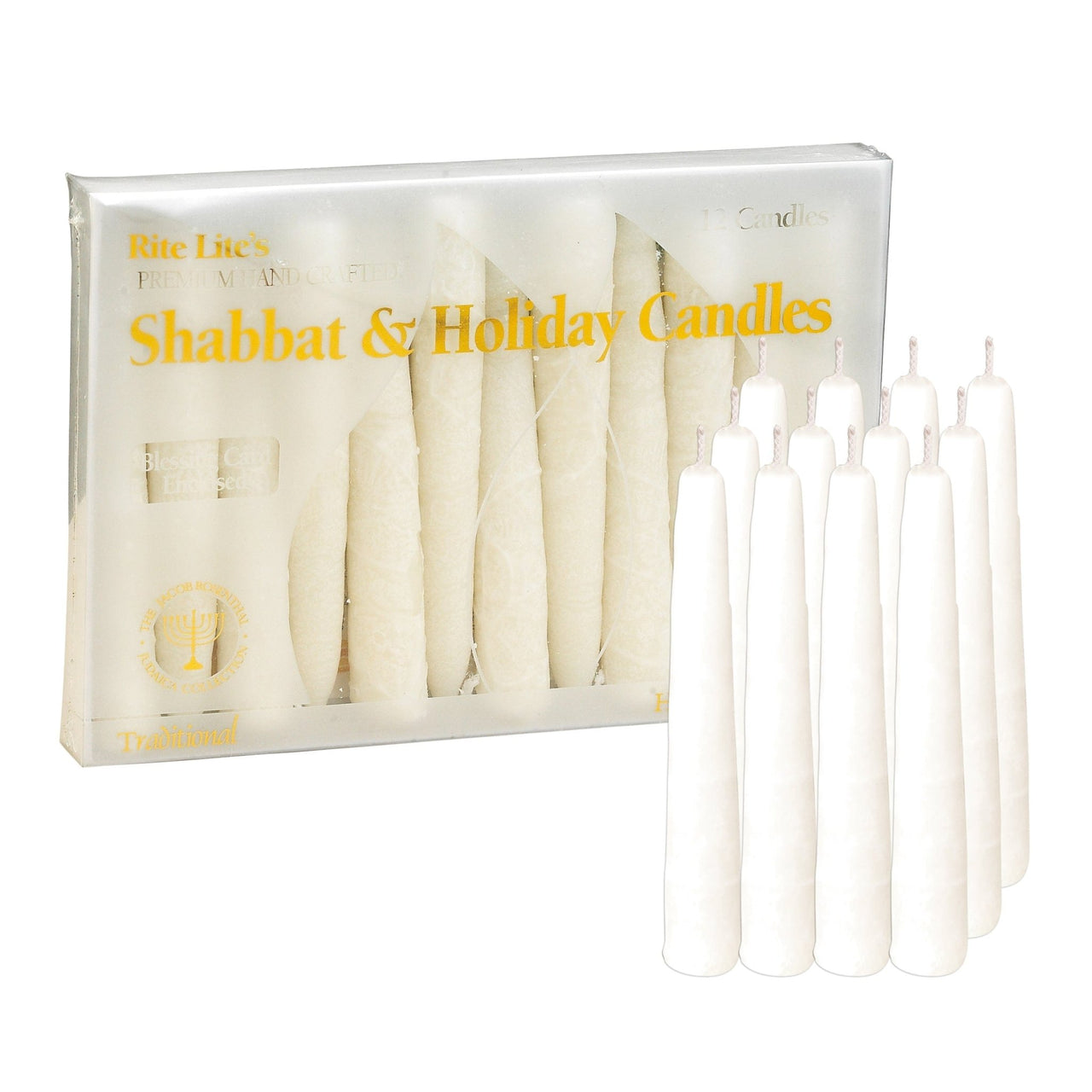 Rite Lite - Premium White Frosted Shabbat Candles - ModernTribe