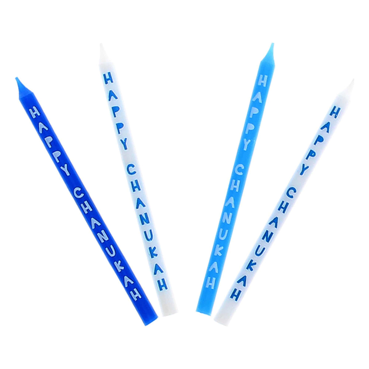 Cazenove Hanukkah Candles Happy Chanukah Printed Hanukkah Candles - Box of 45
