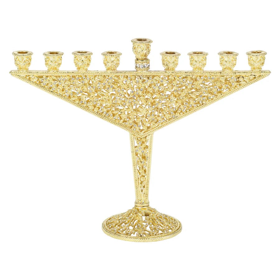 Olivia Riegel Menorahs Isadora Menorah by Olivia Riegel - Gold-Plated