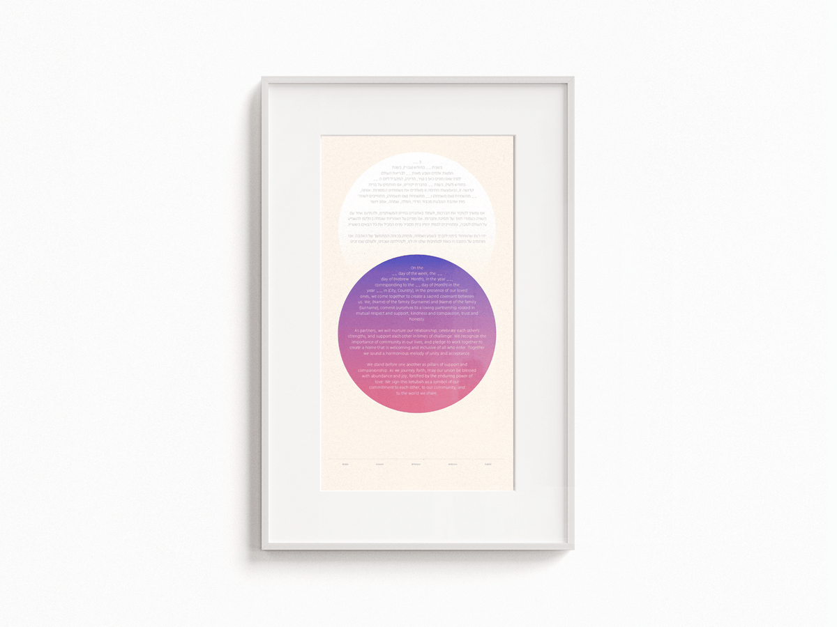 Tchotchke Judaica Ketubah Circles
