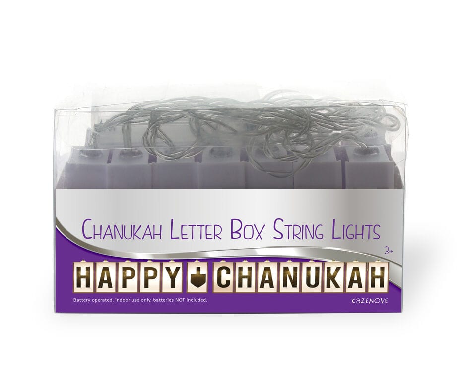 Cazenove - Happy Chanukah Letter Box String Lights - ModernTribe