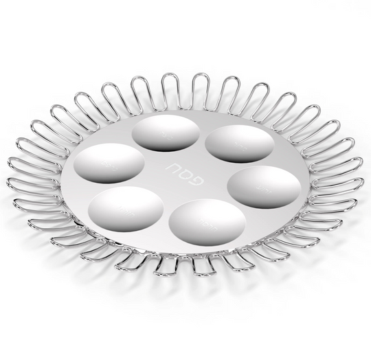 Coluna Dual Seder Plate by Anna New York