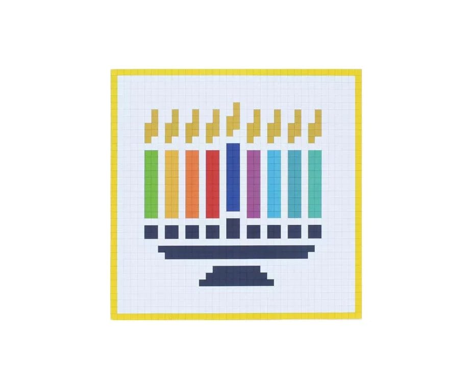 Cazenove - Menorah Cross Stitch Kit - ModernTribe