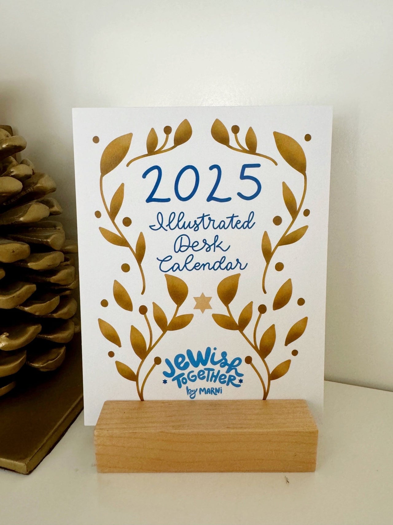Jewish Together - Jewish Together 2025 Desk Calendar with Stand - ModernTribe