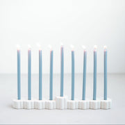The Floral Society Menorahs Ceramic Fleur Menorah