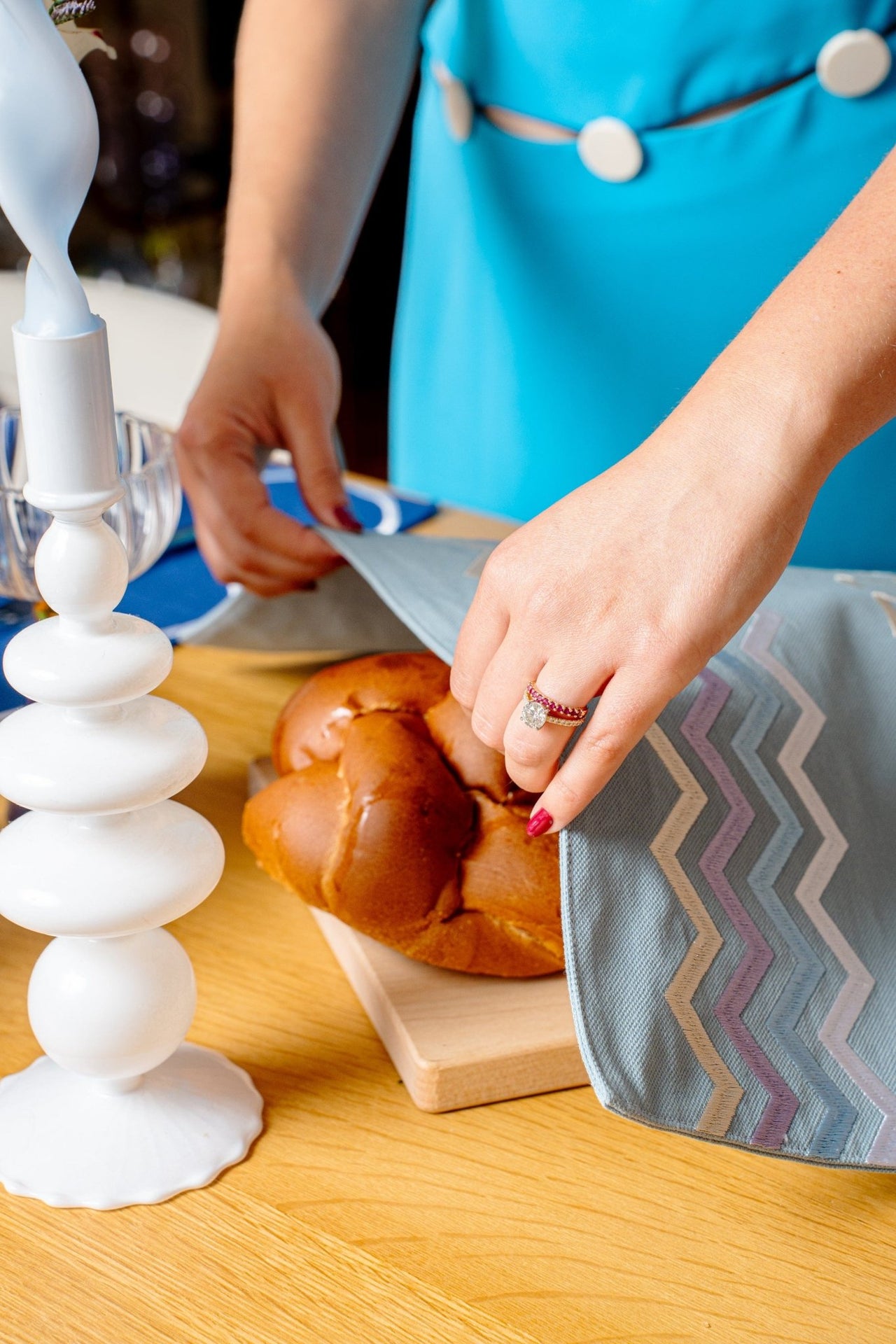 The Nosh Table - Cha Cha Shabbat Challah Cover - ModernTribe