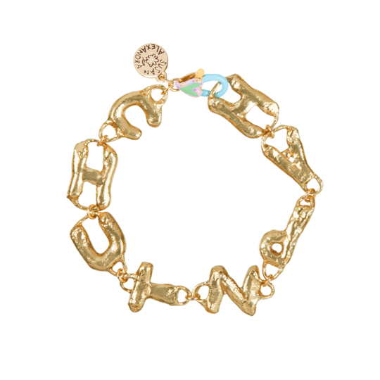 Chutzpah Bracelet by Susan Alexandra - Bronze