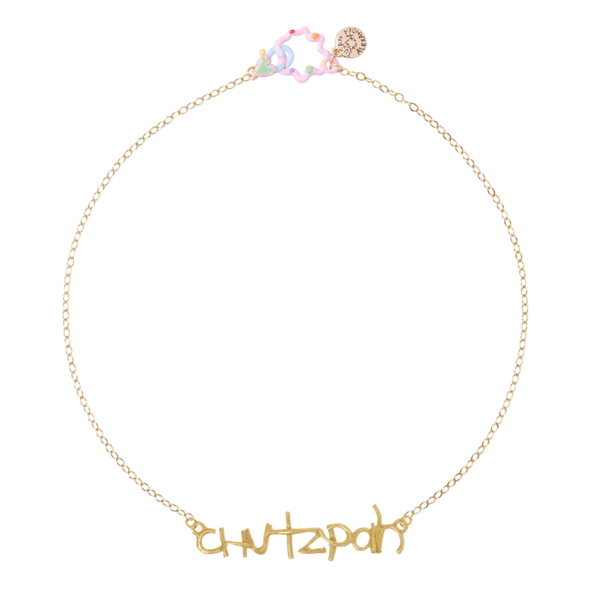 Chutzpah Necklace by Susan Alexandra - Bronze