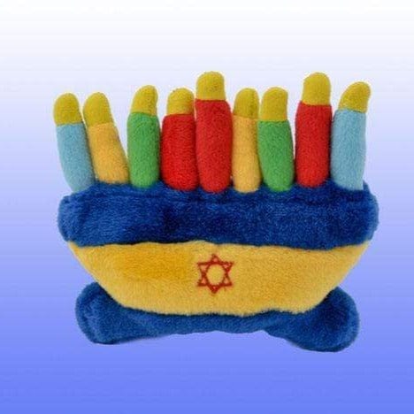 Copa Judaica - Rainbow Menorah Dog Play Toy - ModernTribe