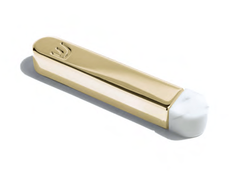 Anna New York Mezuzahs Coluna Mezuzah by Anna New York - Marble and Gold