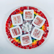 Jacki Cohen Glass Art Designs - Confetti Seder Plate by Jacki Cohen - ModernTribe