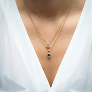 HOTCROWN - Diamond Evil Eye Necklace - 14k White, Rose or Yellow Gold - ModernTribe