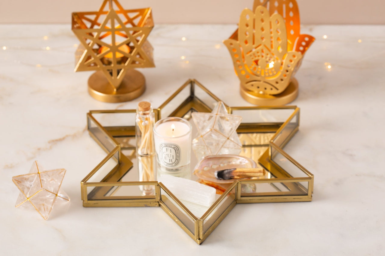 Adara Rituals - Stella Mirror Star of David Tray - ModernTribe