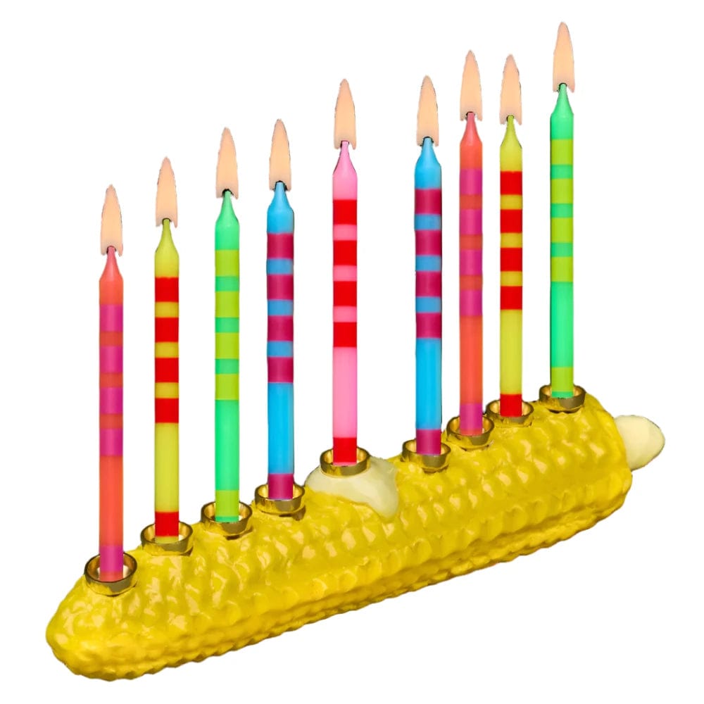 Susan Alexandra Menorahs Korn Menorah by Susan Alexandra
