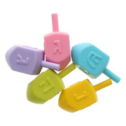 Cazenove Dreidels Large Plastic Pastel Dreidels - Pack of 5